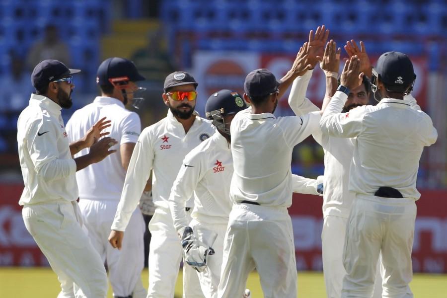 India (From): Murali Vijay, Gautam Gambhir, Cheteshwar Pujara, Virat Kohli (captain), Ajinkya Rahane, Wriddhiman Saha (wk), Ravindra Jadeja, Mohammed Shami, Ravichandran Ashwin, Amit Mishra and Umesh Yadav. England vs India,England vs India 2016,India vs England,India vs England 2016,Kohli,Virat Kohli,Alastair Cook,Saurashtra Cricket Association Stadium