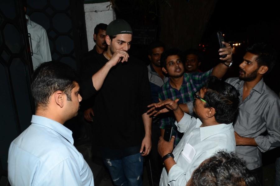 Photos of Bollywood Actor Sooraj Pancholi speaking to media before his birthday celebration in Mumbai on Nov. 8, 2016. Sooraj Pancholi,Sooraj Pancholi birthday celebration,Sooraj Pancholi birthday pics,Sooraj Pancholi birthday images,Sooraj Pancholi birthday photos,Sooraj Pancholi birthday stills,Sooraj Pancholi birthday pictures