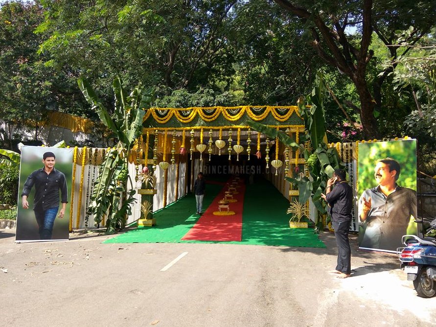 Mahesh Babu and Koratala Siva's new movie Launched today with Pooja ceremony!! Namrata has attended instead of Mahesh Babu. Mahesh Babu and Koratala Siva,Mahesh Babu,Koratala Siva,Mahesh Babu new movie launch,Koratala Siva new movie launch,Namrata,Mahesh Babu wife,Mahesh Babu wife Namrata