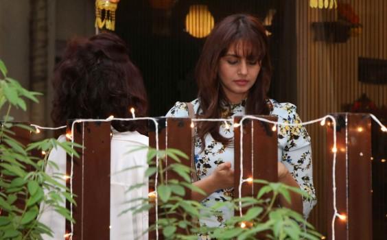 Photos of Bollywood actress Huma Qureshi spotted at B Blunt Salon Bandra.