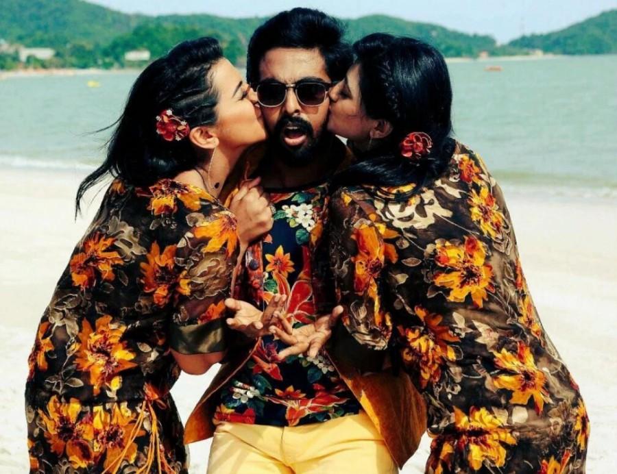 Kadavul Irukaan Kumaru is an upcoming Tamil comedy movie written and directed by M. Rajesh and produced by T. Siva. Starring G. V. Prakash Kumar, Nikki Galrani and Anandhi in the lead role, while Prakash Raj, RJ Balaji, Thambi Ramaiah, Rajendran, Manobala, Robo Shankar and Singampuli in supporting role. Kadavul Irukaan Kumaru,Kadavul Irukaan Kumaru stills,Kadavul Irukaan Kumaru movie stills,GV Prakash,Nikki Galrani,Anandhi,Kadavul Irukaan Kumaru movie pics,Kadavul Irukaan Kumaru movie images,Kadavul Irukaan Kumaru movie pictures