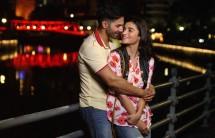 Actors Alia Bhatt and Varun Dhawan are shooting a schedule for their upcoming film "Badrinath Ki Dulhania" in Singapore. The 29-year-old actor shared the update about the film with his fans and followers on Twitter on Tuesday night.