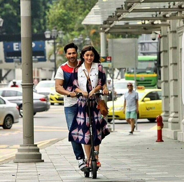 After working in "Student of the Year" and "Humpty Sharma Ki Dulhania", Varun and Alia will be seen together in the upcoming film again. Produced by Hiroo Yash Johar, Karan Johar and presented by Fox Star Studios, "Badrinath Ki Dulhania" is being helmed by Shashank Khaitan. Badrinath Ki Dulhania,Alia Bhatt and Varun Dhawan,Alia Bhatt,Varun Dhawan,Badrinath Ki Dulhania in Singapore,Badrinath Ki Dulhania shooting
