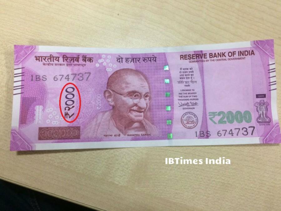 3. Denominational numeral 2000 in Devnagari. Society,PM Modi,Rs 2000,Photos of rs 2000 notes,New rs 2000 note,Feature,Security,Fake,Corruption,Black money,Currency,Note,Detail,You wanted to know,Reserve Bank of India,RBI