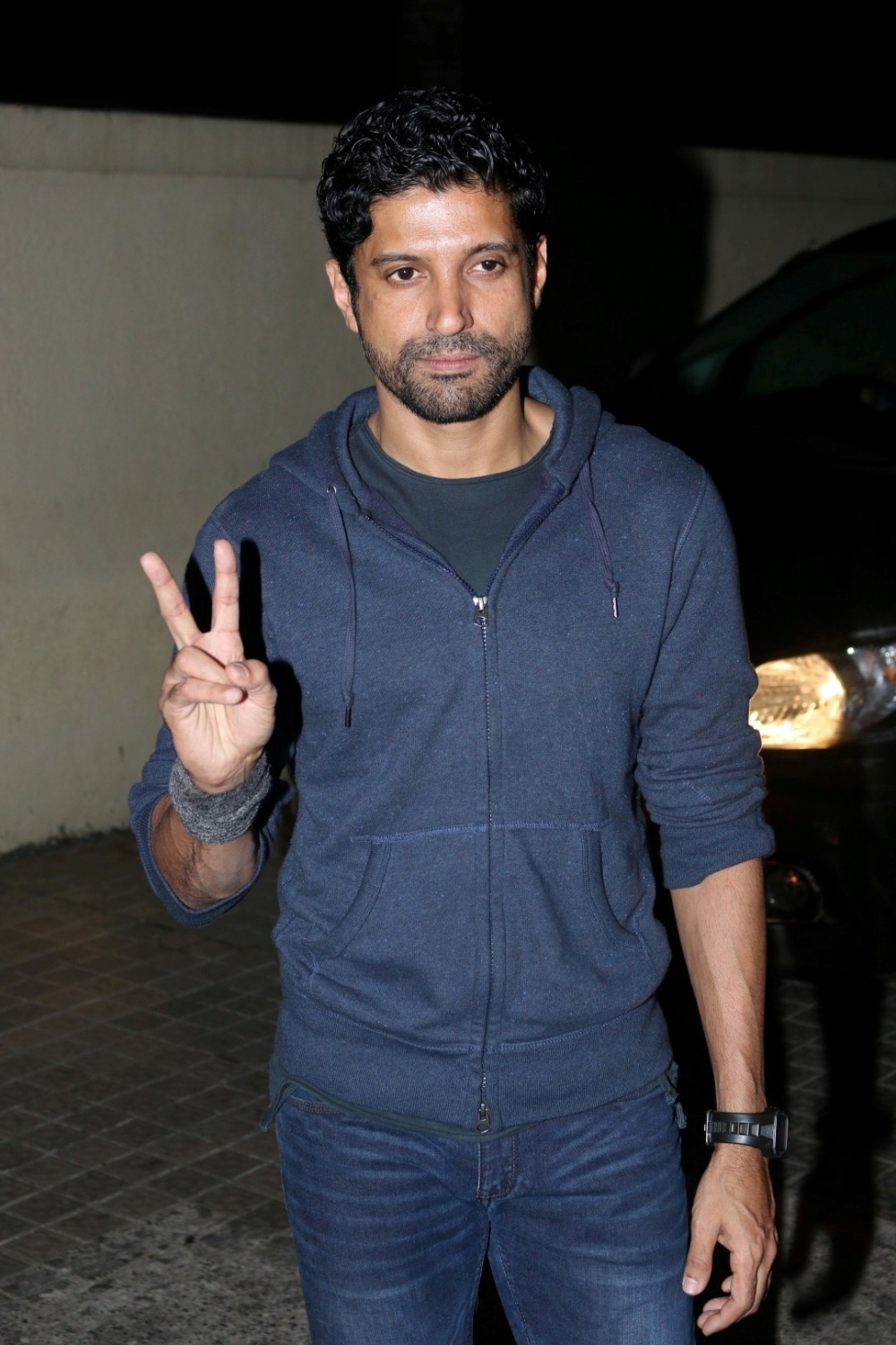 Actor Farhan Akhtar during the Screening of film Rock On 2 in Mumbai, on Nov. 10, 2016. Farhan Akhtar,Shraddha Kapoor,Rock On 2 Special Screening at PVR Juhu,Rock On 2 Special Screening,Rock On 2 Special Screening at PVR,Chunky Pandey,Bhavna Pandey,Singer Shankar Mahadevan,Rock On 2 Special Screening pics,Rock On 2 Special Screening images,R