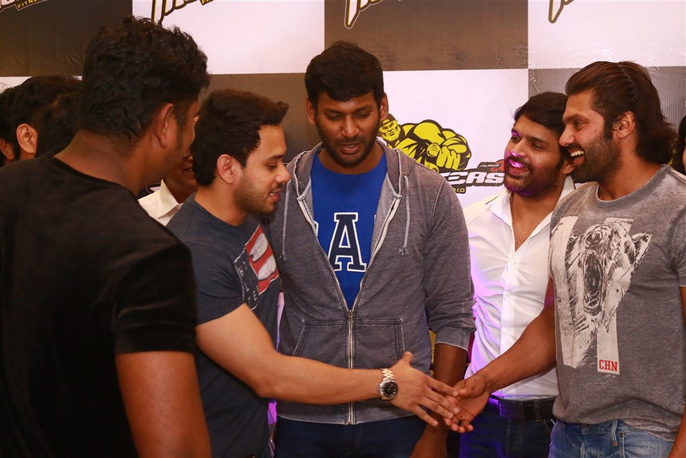 Photos of Dr. J Tony Robert's Monsters Alpha Fitness Studio Launched by south Indian celebs Vishal, Arya, Santhanam, Shaam and Bharath at Anna Nagar in Chennai. Monsters Alpha Fitness Studio Launch,Monsters Alpha Fitness Studio,Vishal,Arya,Santhanam,Shaam,Bharath,Monsters Alpha Fitness Studio Launch pics,Monsters Alpha Fitness Studio Launch images,Monsters Alpha Fitness Studio Launch photos,Monsters Alpha Fitness