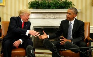 Barack Obama,Donald Trump,Barack Obama meets Donald Trump,Donald Trump meets Barack Obama,President