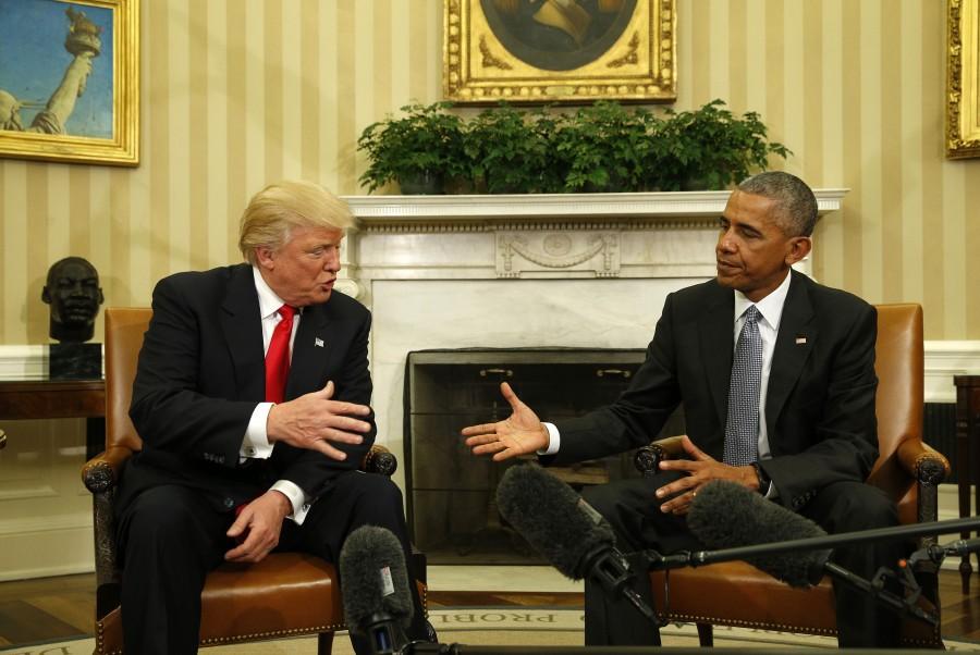 President Barack Obama meets with President-elect Donald Trump in the Oval Office of the White House in Washington. Barack Obama,Donald Trump,Barack Obama meets Donald Trump,Donald Trump meets Barack Obama,President