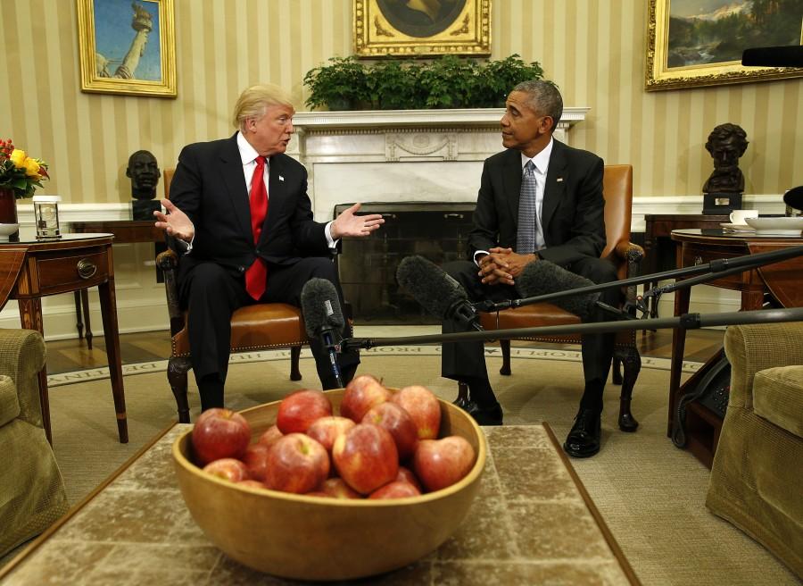 Trump said his meeting at the White House lasted longer than scheduled. Barack Obama,Donald Trump,Barack Obama meets Donald Trump,Donald Trump meets Barack Obama,President
