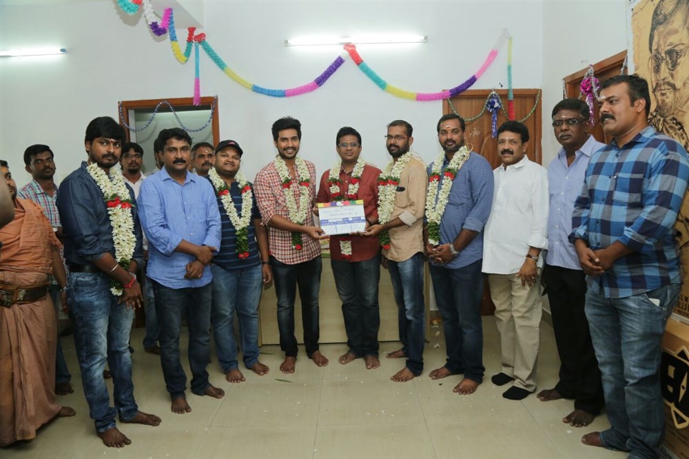 Actor Vishnu Vishal's next film with 'Axess Film Factory Production No 3' pooja held at Chennai. Vishnu Vishnu,Axess Film Factory Production No 3,Axess Film Factory,Vishnu Vishnu new movie,Vishnu Vishnu next movie,Vishnu Vishnu pics,Vishnu Vishnu images,Vishnu Vishnu photos
