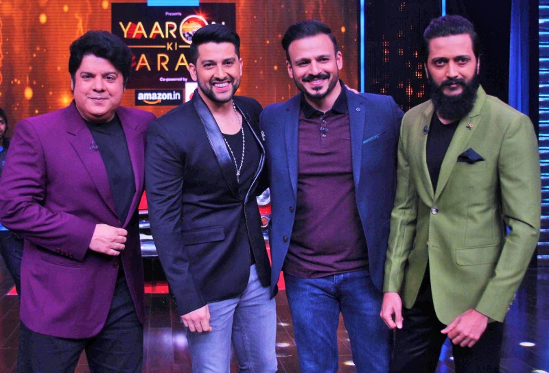 There was an explosion of fun and entertainment, ripples of laughter and some beans being spilled as – the masti duo Vivek Oberoi and Aftaab Shivdasani united with their third partner in crime host Re Aftaab Shivdasani,Vivek Oberoi,Aftaab Shivdasani and Vivek Oberoi,Yaaron Ki Baraat,ZEE TV’s show Yaaron Ki Baraat,Reitesh Deshmukh