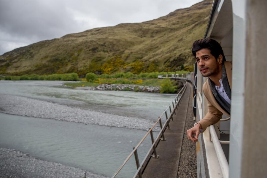 Always wanting to learn something new, Sidharth said, "It is very easy to lose your heart to these serene views as the journey begins. It indeed is one of the most peaceful and relaxing train experiences. I am convinced to tell my director to shoot a song on this Tranz Alpine." Sidharth Malhotra,Sidharth Malhotra in New Zealand,Sidharth Malhotra vacationing in New Zealand,Sidharth Malhotra latest pics,Sidharth Malhotra latest images,Sidharth Malhotra latest photos,Sidharth Malhotra latest stills,Sidharth Malhotra latest pictures