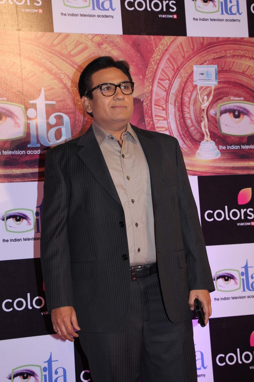 Actor Dilip Joshi during the 16th Indian Television Academy (ITA) Awards 2016 in Mumbai on Nov 13, 2016. 16th Indian Television Academy Awards 2016,16th Indian Television Academy Awards,Indian Television Academy Awards