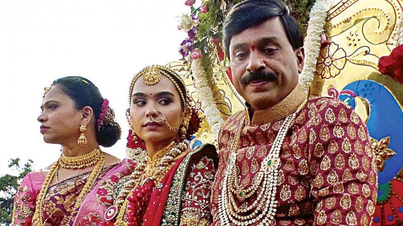 Gali Janardhan Reddy's daughter Brahmani's wedding pictures. Gali Janardhan Reddy,Gali Janardhan Reddy daughter Brahmani,Gali Janardhan Reddy daughter Brahmani wedding,Brahmani wedding,Brahmani wedding pictures,Brahmani wedding pics,Brahmani wedding photos,Brahmani wedding stills,Brahmani wedding picture