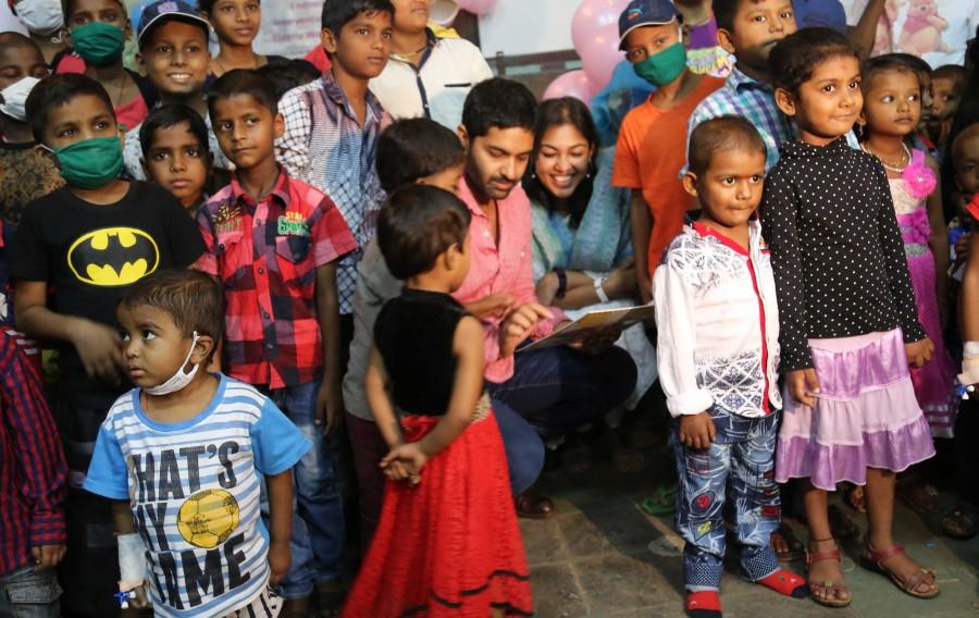 The kids from the Cuddles foundation they are dealing with the disease and fighting it but When these kids enter the room they just forget all of that and it just feels special to have the opportunity to do some work like this. Purab Kohli,Purab Kohli celebrates Children's Day 2016,Children's Day 2016,Childrens Day 2016,Purab Kohli pics,Purab Kohli images,Purab Kohli photos,Purab Kohli stills,Purab Kohli pictures