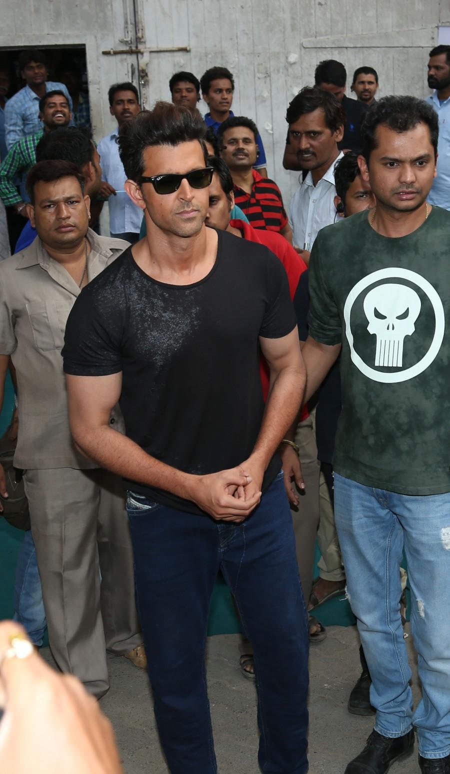 Photos of Bollywood Actor Hrithik Roshan spotted in the Mehboob studio for an Ad Shoot in Mumbai on Nov 16, 2016. Hrithik Roshan,Hrithik Roshan at Mehboob studio,Hrithik Roshan Ad Shoot,Hrithik Roshan latest pics,Hrithik Roshan latest images,Hrithik Roshan latest photos,Hrithik Roshan latest stills,Hrithik Roshan latest pictures,Hrithik Roshan pics,Hrithik Roshan ima