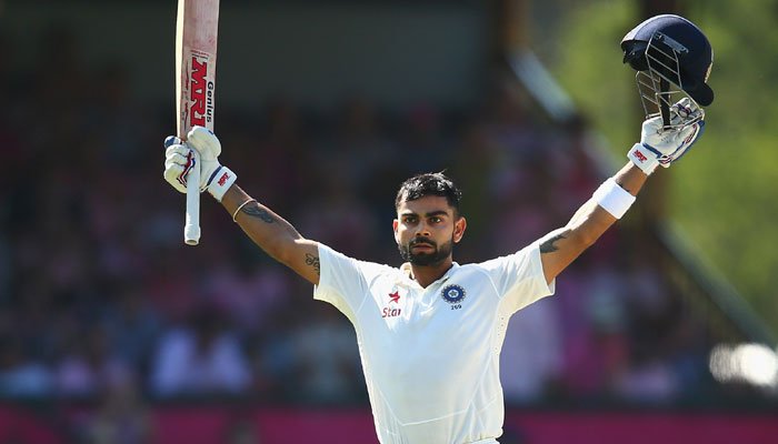 Indian skipper Virat Kohli slammed his 14th century in his 50th Test match, against England at the ACA-VDCA Cricket Stadium here on Thursday. It was his seventh Test hundred as the Indian captain. India were 210/2 at tea, after winning the toss and choosing to bat on the first day of the second Test here. Kohli (91 not out) and Pujara (97 not out) were unbeaten then. India vs England,Virat Kohli,Cheteshwar Pujara,Virat Kohli and Cheteshwar Pujara,India vs England Vizag Test,Ind vs Eng,India vs England test match,India vs England pics,India vs England images,India vs England photos,India vs England stills,India vs Engl