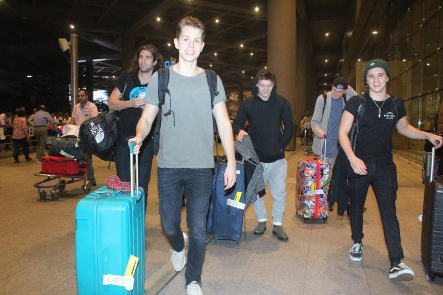 British Boy Band "The Vamps" - arrived in Mumbai. The band which has had several songs in the UK top 10, is scheduled to perform at the Global Citizen's concert on 19th November. British Band,British Band - The Vamps,The Vamps,The Vamps in Mumbai,british band the vamps,Global Citizen,Global Citizen concert