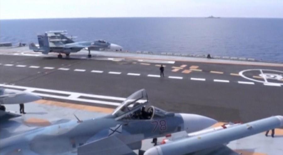 A still image taken from video footage and released by Russia's Defence Ministry shows cruise missiles being launched from Russian Admiral Grigorovich frigate deployed off Syria coast. Russia,Russia resumes strikes against Syria,strikes against Syria,Syria,aircraft