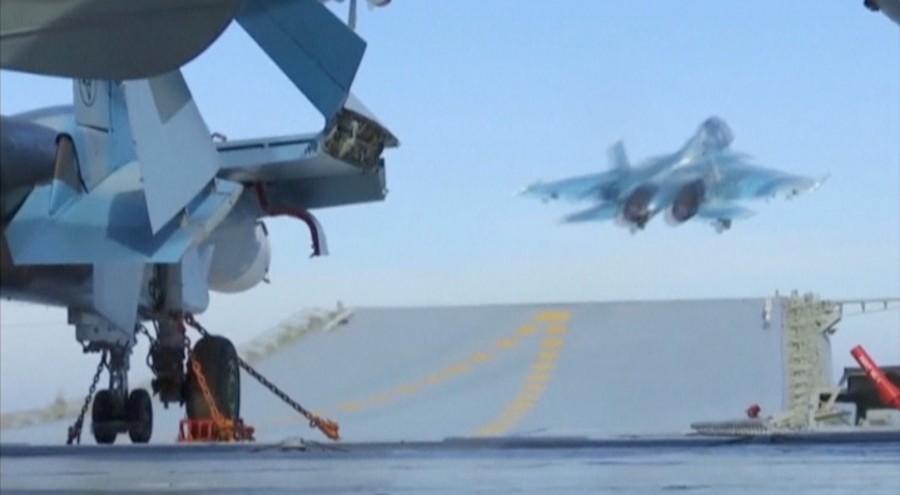 A still image taken from video footage and released by Russia's Defence Ministry shows cruise missiles being launched from Russian Admiral Grigorovich frigate deployed off Syria coast. Russia,Russia resumes strikes against Syria,strikes against Syria,Syria,aircraft