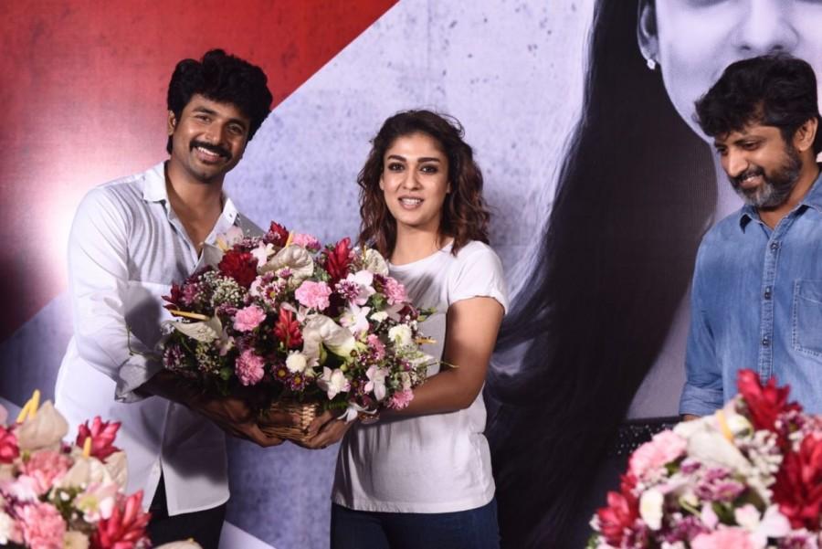 The actress was taken by surprise over the arrangements and expressed her gratitude to the producer for his gesture. Sivakarthikeyan,Mohan Raja,Sivakarthikeyan and Nayanthara,Nayanthara,Nayanthara Birthday,Nayanthara Birthday celebration,Nayanthara Birthday celebration pics,Nayanthara Birthday celebration images,Nayanthara Birthday celebration photos,Nayanthara Birthday