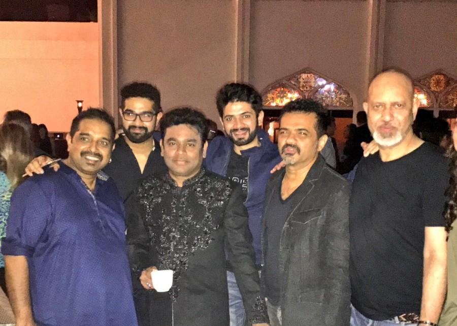 AR Rahman at Taj Mahal Palace. Shah Rukh Khan,Shraddha,Arjun Kapoor,Chris Martin,Coldplay’s Chris Martin,SRK,Shah Rukh Khan with Chris Martin,Shraddha Kapoor with Chris Martin,Chris Martin in India