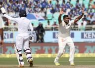 Star off-spinner Ravichandran Ashwin notched up a five-wicket haul as England were bowled out for 255 in their first innings on the third day of the second cricket Test against India here on Saturday.