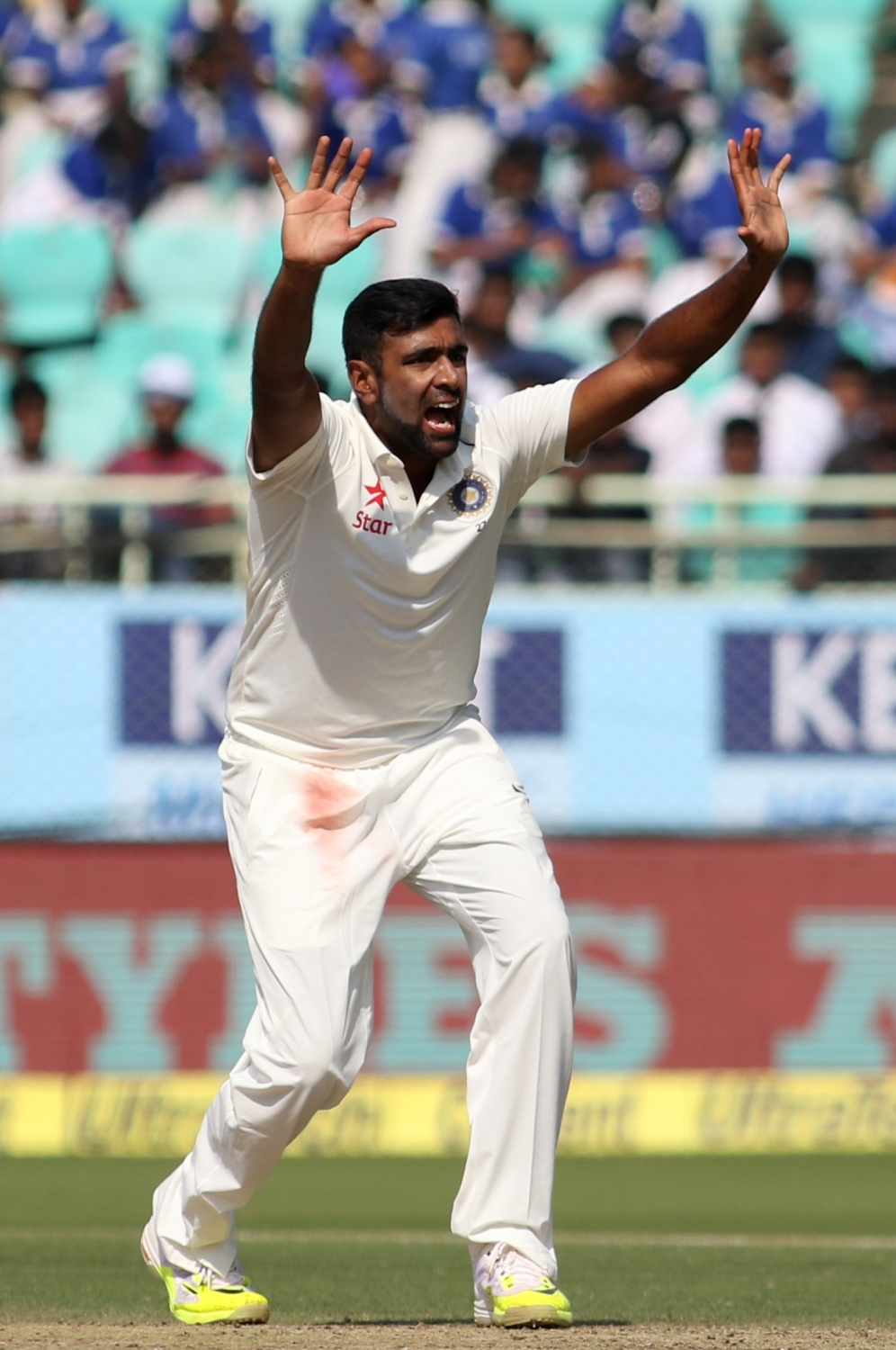Ashwin trapped Stokes leg before shortly after the lunch break to hand the hosts a vital breakthrough. Stokes 157-ball stay in the middle included 11 boundaries. Ravichandran Ashwin,Ashwin,Ashwin notched up a five-wicket haul,India vs England,India vs England 2016,India vs England Test Series,Ind vs Eng,Ravichandran Ashwin stars