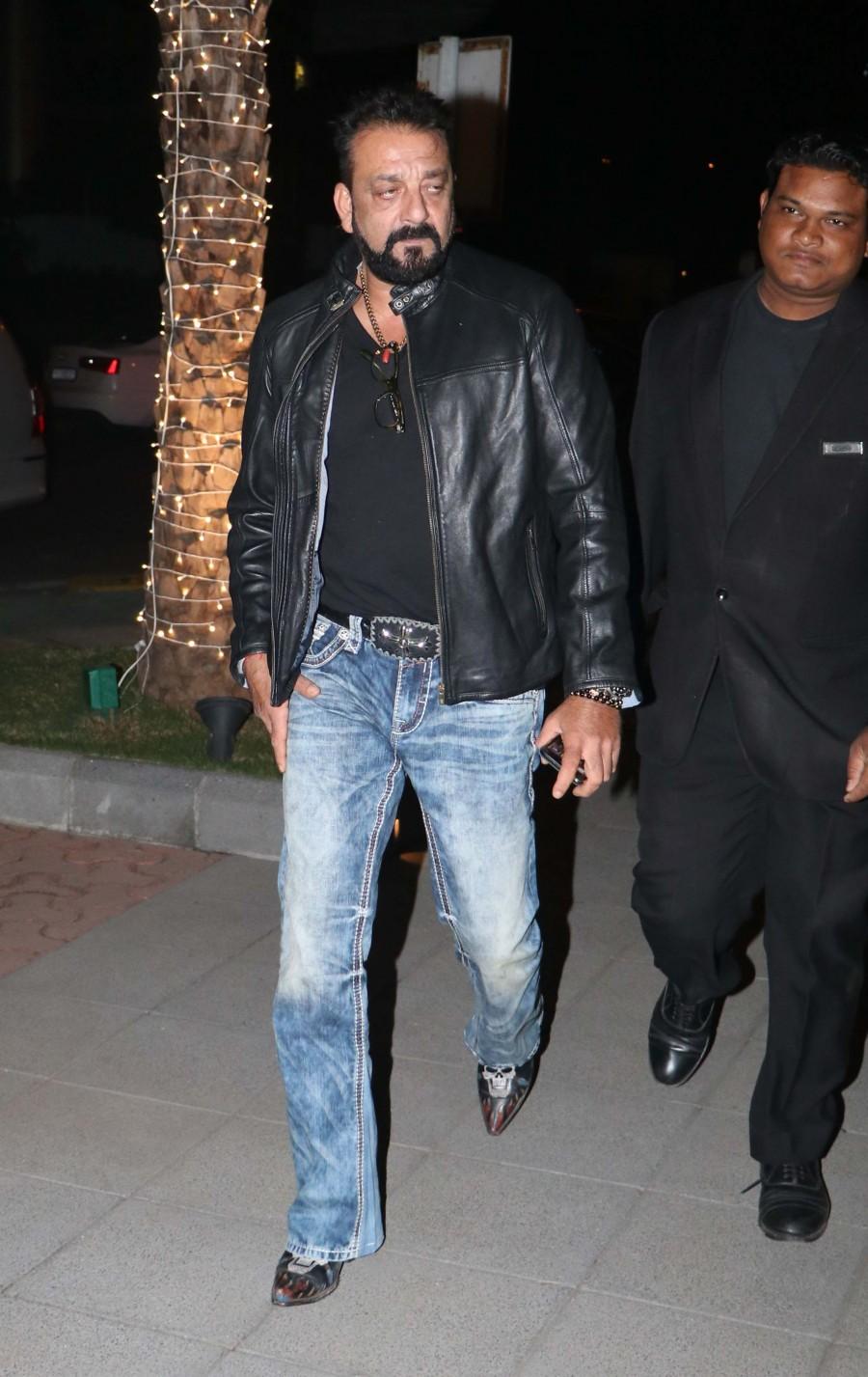 Photos of Bollywood actor Sanjay Dutt with wife Manyata & Kids spotted at Restaurant for dinner. Sanjay Dutt,actor Sanjay Dutt,Sanjay Dutt with his wife,Sanjay Dutt with wife Manyata,Manyata,Sanjay Dutt with wife Manyata & Kids,Sanjay Dutt pics,Sanjay Dutt images,Sanjay Dutt photos,Sanjay Dutt stills,Sanjay Dutt pictures