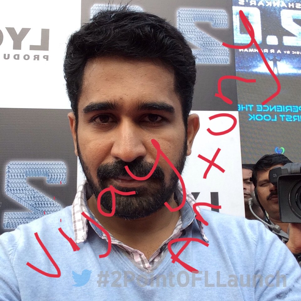 South Indian actor Vijay Antony at Rajinikanth, Akshay Kumar's 2.0 first look launch. Vijay Antony,actor Vijay Antony,Vijay Antony at 2.0 first look launch,Celebs at 2.0 first look launch,2.0 first look launch,2.0 first look,2.0 poster