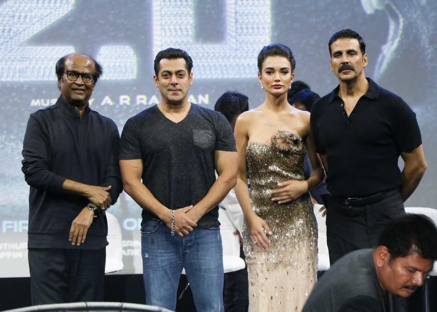 Superstar Rajinikanth on Sunday said he was quite tempted to play Akshay Kumar's role in his upcoming Tamil science-fiction actioner "2.o". He said Akshay is the real hero of the film. "If given a chance, I would have played Akshay's character. He is the real hero of the film," Rajinikanth said. 2.0 first look launch,2.0 first look,2.0 first look launch live,2.0 first look launch pics,2.0 first look launch images,2.0 first look launch photos,2.0 first look launch pictures,2.0 first look launch stills,Rajinikanth,Akshay Kumar,AR Rahman