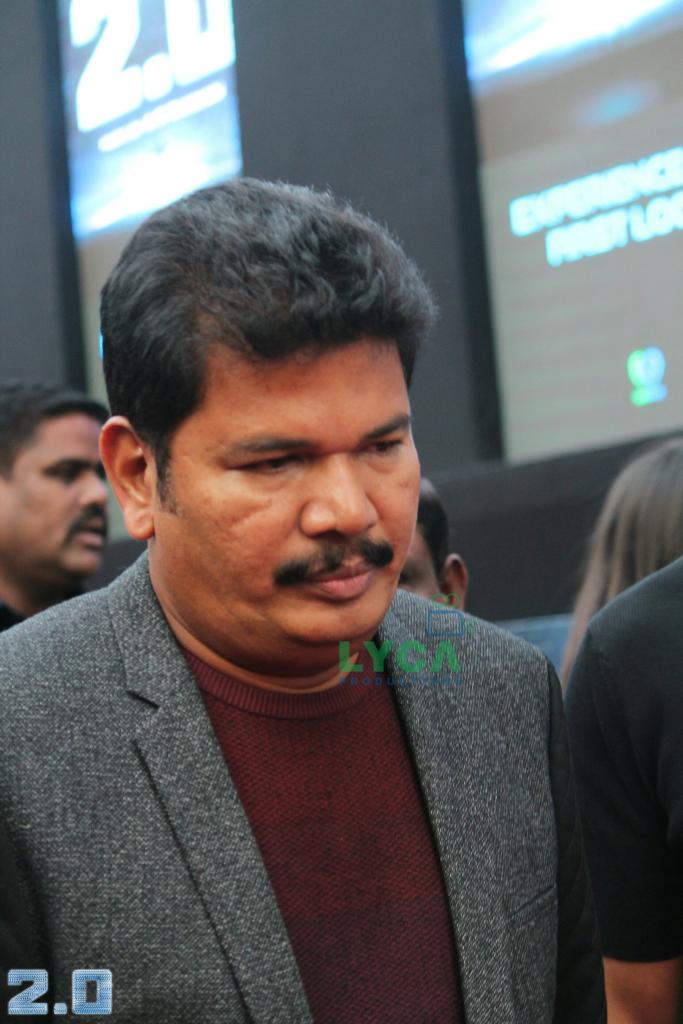 Director Shankar at 2.0 first look launch. Amy Jackson,Director Shankar,Amy Jackson at 2.0 first look launch,Director Shankar at 2.0 first look launch,2.0 first look launch,2.0 first look launch event,2.0 first look poster,2.0 first look launch pics,2.0 first look launch images,2.0 first look laun