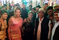 Photos of Bollywood actor Aamir Khan with Dangal team attends the wedding of Geeta Phogat in Balali, Haryana.