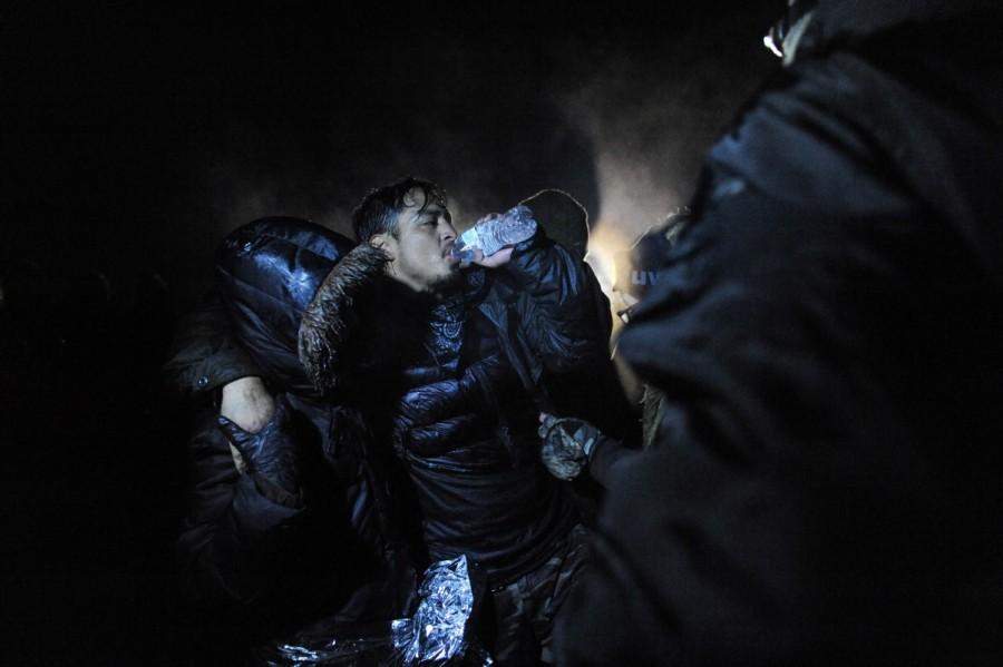 The Dakota Access oil pipeline project sparks violent clashes near the construction site, which several Native American tribe oppose, saying it affects sacred sites. North Dakota,North Dakota pipeline protest,Dakota Access oil pipeline project,Native American tribe,Native American