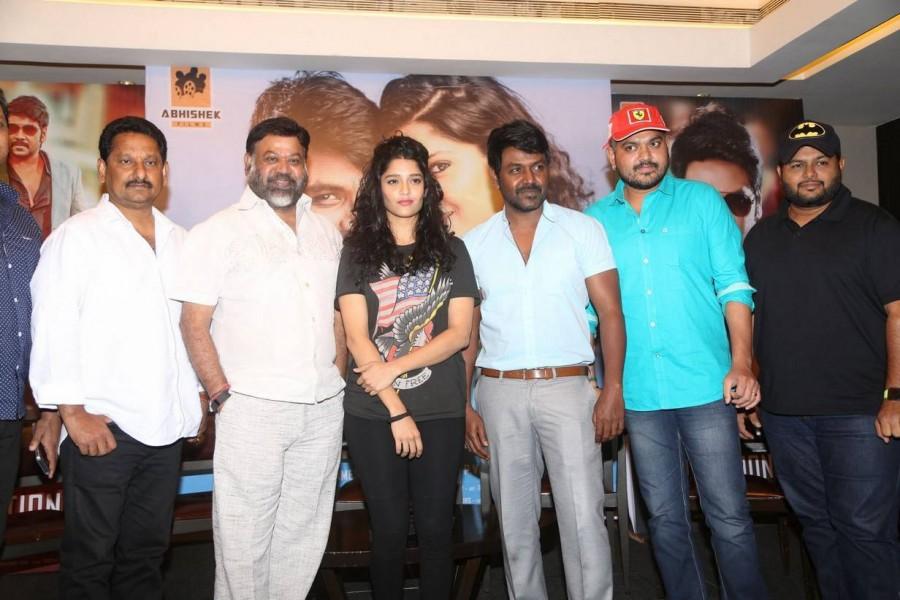 Tamil movie Shivalinga press meet event held in Chennai. Celebs like Raghava Lawrence, Ritika Singh, Director P. Vasu and others spotted during the event. Raghava Lawrence,Ritika Singh,Shivalinga,Shivalinga press meet,Shivalinga press meet pics,Shivalinga press meet images,Shivalinga press meet photos,Shivalinga press meet stills,Shivalinga press meet pictures