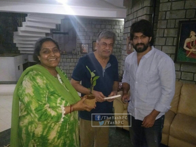 South Indian actor Yash invites Shivaraj, Puneeth and Raghavendra Rajkumar for his marriage. Shivaraj Rajkumar,Puneeth Rajkumar,Raghavendra Rajkumar,Yash,actor,Yash wedding,Yash marriage,Yash wedding card,Yash marriage card,Yash invites Shivaraj,Yash invites Puneeth