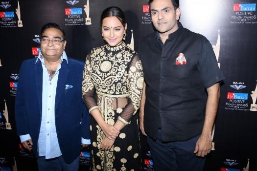 Photos of Bollywood Actress Sonakshi Sinha during Dr Batra's Positive Health Awards 2016, in Mumbai, on Nov 23, 2016.