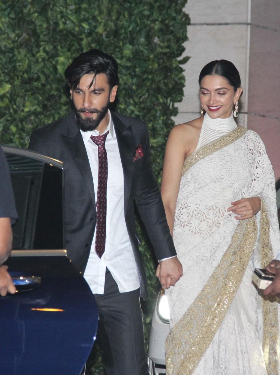 Photos of Deepika Padukone and Ranveer Singh at the pre-wedding bash of Ambani's niece Isheta. Shah Rukh Khan,Deepika Padukone,Ranveer Singh,Deepika Padukone and Ranveer Singh,Ranveer Singh and Deepika Padukone,SRK,Ranveer Singh and Deepika Padukone pics,Ranveer Singh and Deepika Padukone images,Ranveer Singh and Deepika Padukone photos,Ambani,Amb