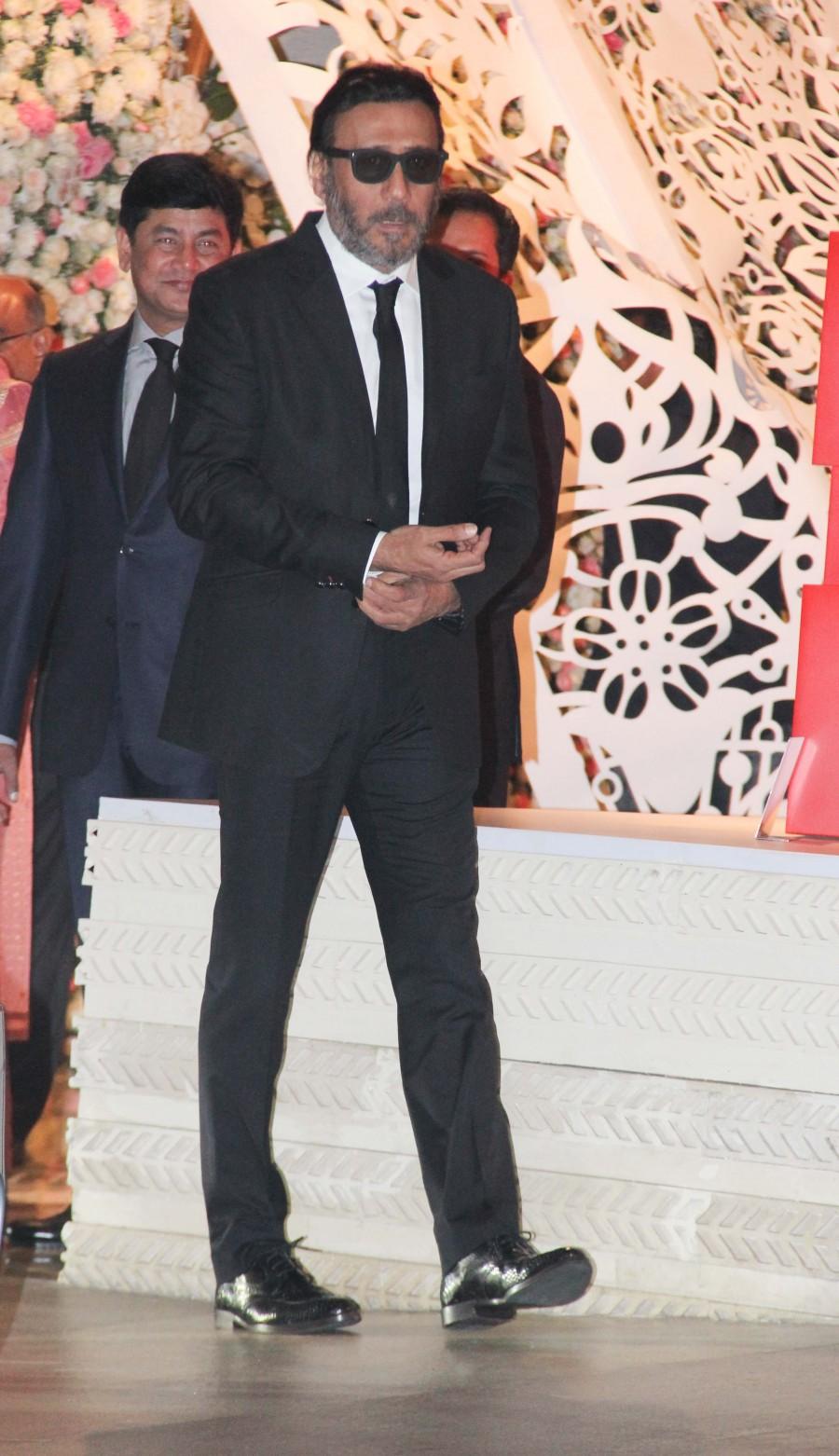 Photos of Jackie Shroff at the pre-wedding bash of Ambani's niece Isheta. Sachin Tendulkar,John Abraham,Jackie Shroff,Ambani,Ambani bash,Ambani pre-wedding bash,Ambani pre-wedding bash pics,Ambani pre-wedding bash images,Ambani pre-wedding bash photos,Ambani pre-wedding bash stills,Ambani pre-wedding bash pictures