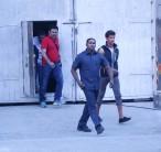 Photos of Bollywood actor Hrithik Roshan spotted at Mehboob Studio.