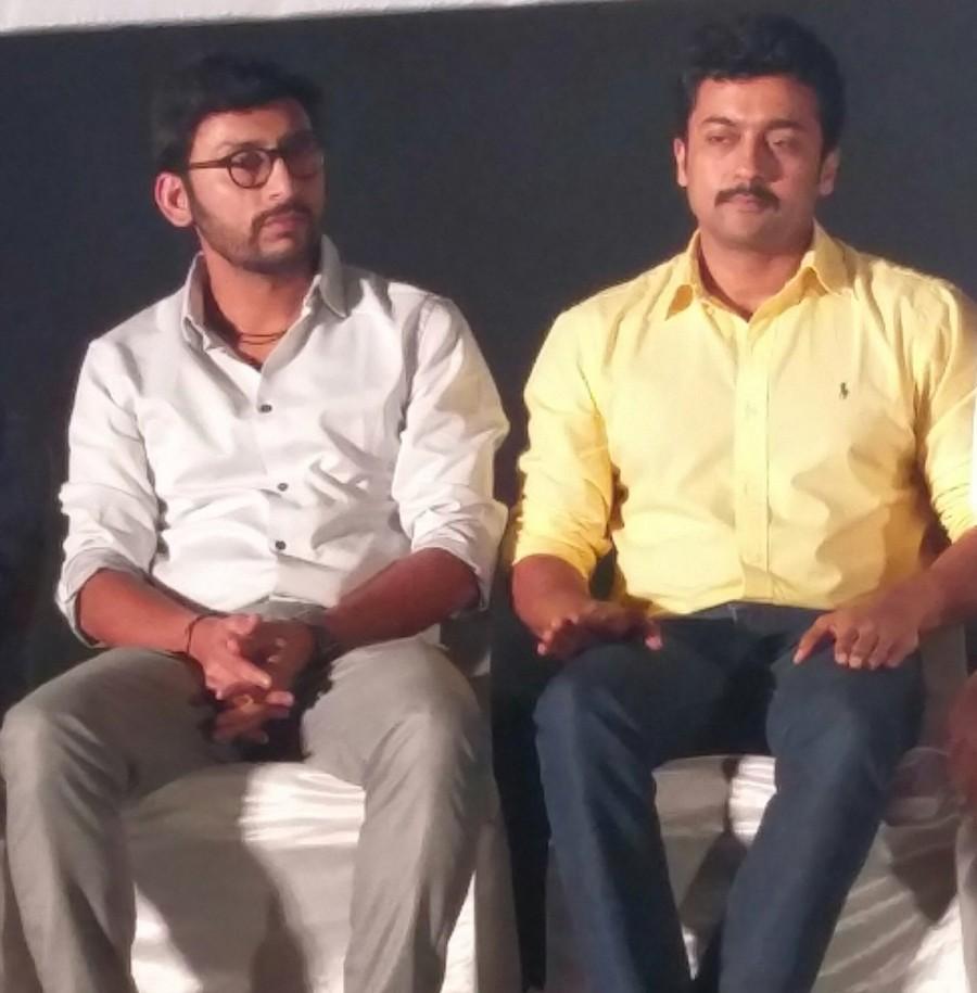 Tamil movie Kootathil Oruthan audio launch event held in Chennai. Celebs like Suriya, Sivakumar, Ashok Selvan, Nasser, RJ Balaji, Priya Anand, Nivas Prasanna and others graced the event. Kootathil Oruthan audio launch,Kootathil Oruthan,Suriya,Sivakumar,Ashok Selvan,Nasser,RJ Balaji,Priya Anand,Nivas Prasanna,Kootathil Oruthan audio launch pics,Kootathil Oruthan audio launch images,Kootathil Oruthan audio launch photos,Kootathil Oruthan au