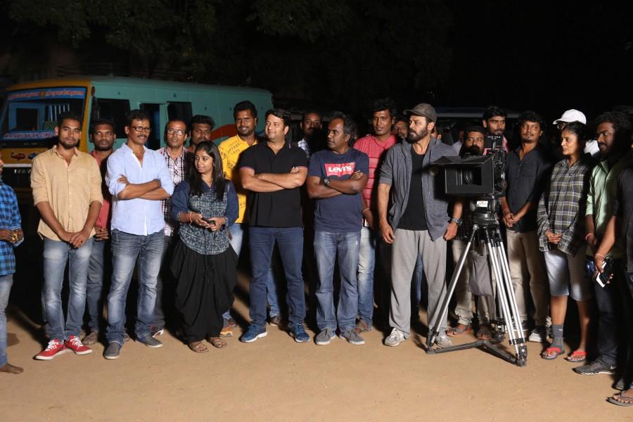 The film's dubbing work is going to commence in Hyderabad next week. The unit is aiming for an end January release. Sashikant of Y Not Studios is producing the movie and Santosh Narayanan is composing the music. Venkatesh,Victory Venkatesh,Guru,telugu movie Guru,Guru shoot completion ceremony,Irudhu Suttru,Sudha Kongara,Guru film shoot completion ceremony pics,Guru film shoot completion ceremony images,Guru film shoot completion ceremony photos,Guru film shoot co