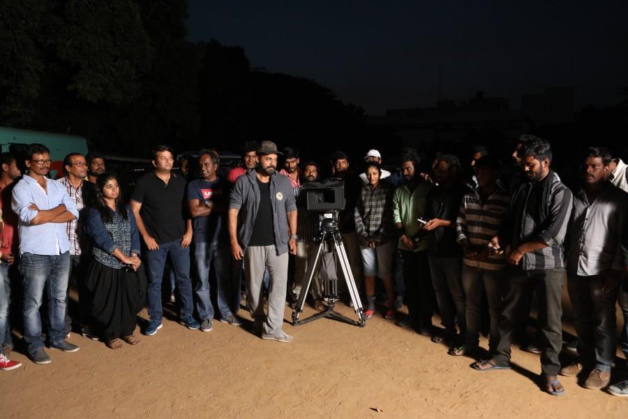 Actress Ritika Singh and Mumtaz Sorcar are reprising their roles from the original film. Venkatesh,Victory Venkatesh,Guru,telugu movie Guru,Guru shoot completion ceremony,Irudhu Suttru,Sudha Kongara,Guru film shoot completion ceremony pics,Guru film shoot completion ceremony images,Guru film shoot completion ceremony photos,Guru film shoot co