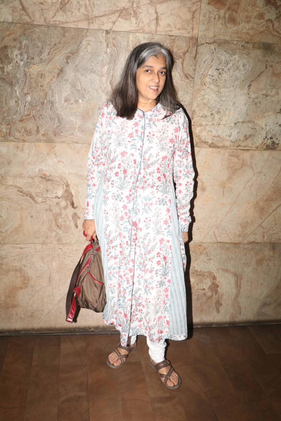 Actress Ratna Pathak during the special screening of short film Chutney in Mumbai, on Nov 28, 2016. Special screening of short film Chutney,Chutney,short film Chutney,Chutney Special screening,Divya Dutta,Nandita Das,Maria Goretti,Ratna Pathak,Tisca Chopra,Patralekha,Devesh Ranjan