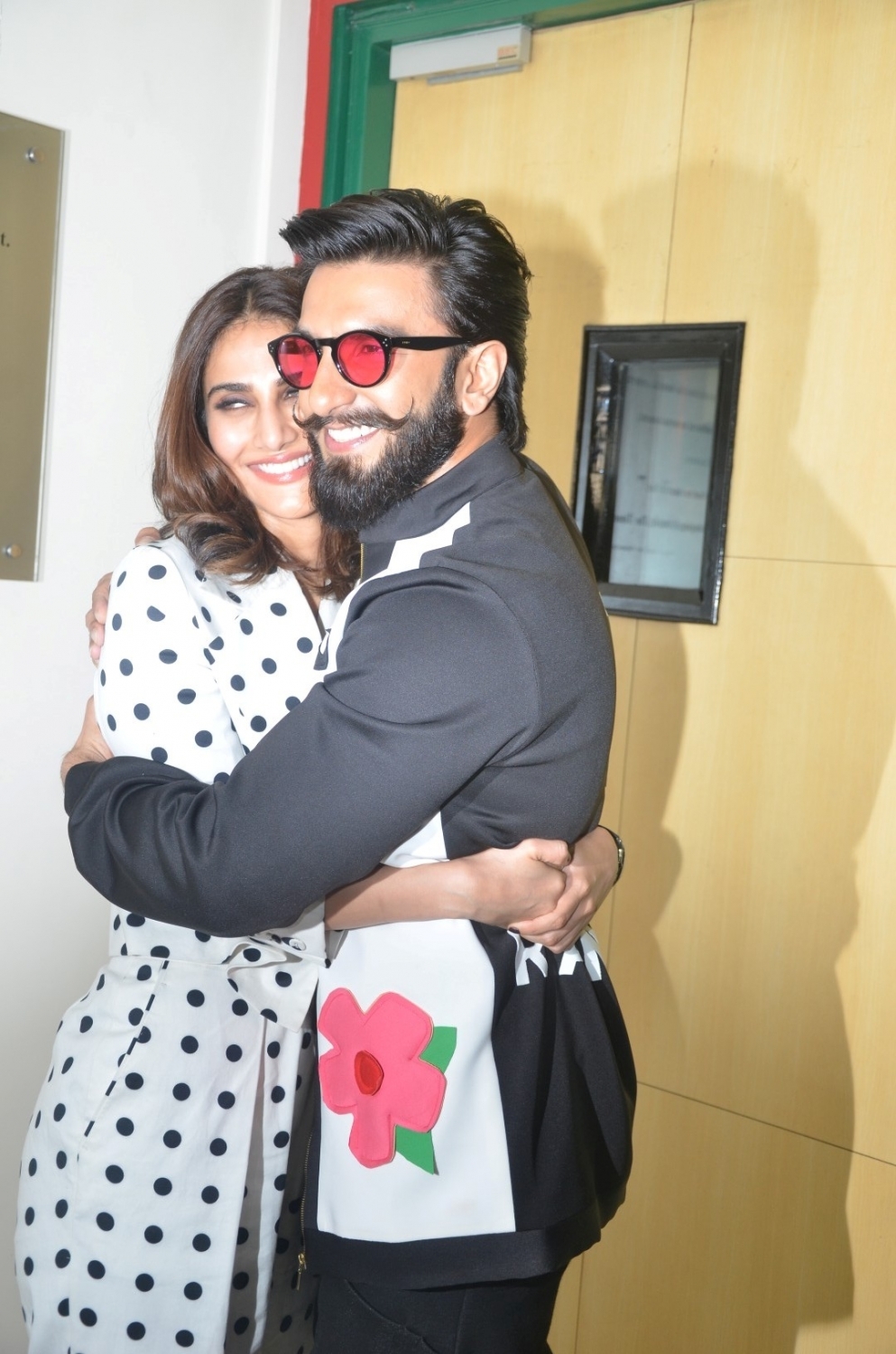 Photos of Actors Ranveer Singh and Veena Kapoor during the promotion of film Befikre at Radio Mirchi studio in Mumbai, on Nov 28, 2016. Ranveer Singh and Veena Kapoor,Ranveer Singh,Veena Kapoor,Befikre,Befikre promotion,Befikre movie promotion,Befikre promotion on Radio Mirchi studio,Befikre movie promotion on Radio Mirchi studio,Radio Mirchi studio,Befikre pics,Befikre images,Befikre pho