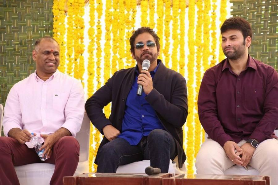 Nagarjuna's Raju Gari Gadhi 2 movie launched at Annapoorna Stuidos. Nagarjuna,Akkineni Nagarjuna,Raju Gari Gadhi 2,Raju Gari Gadhi 2 movie launch,Raju Gari Gadhi 2 movie pooja,Nagarjuna's Raju Gari Gadhi 2,Raju Gari Gadhi 2 movie launch pics,Raju Gari Gadhi 2 movie launch images,Raju Gari Gadhi 2 movie launch photo