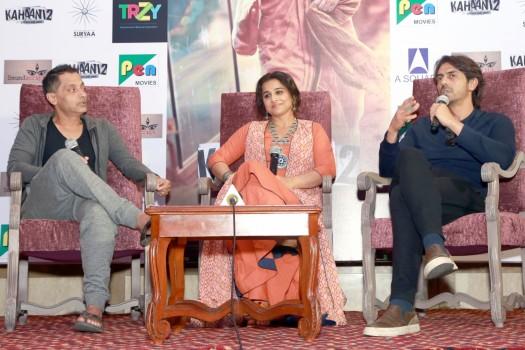 Photos of Bollywood actress Vidya Balan at Press conference of film Kahaani 2.