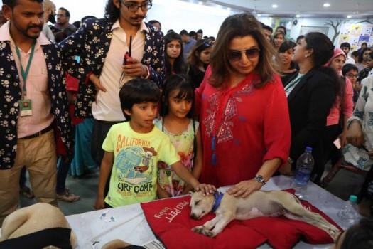 Photos of Farah Khan and Sooraj Pancholi visit Adoptathon 2016.