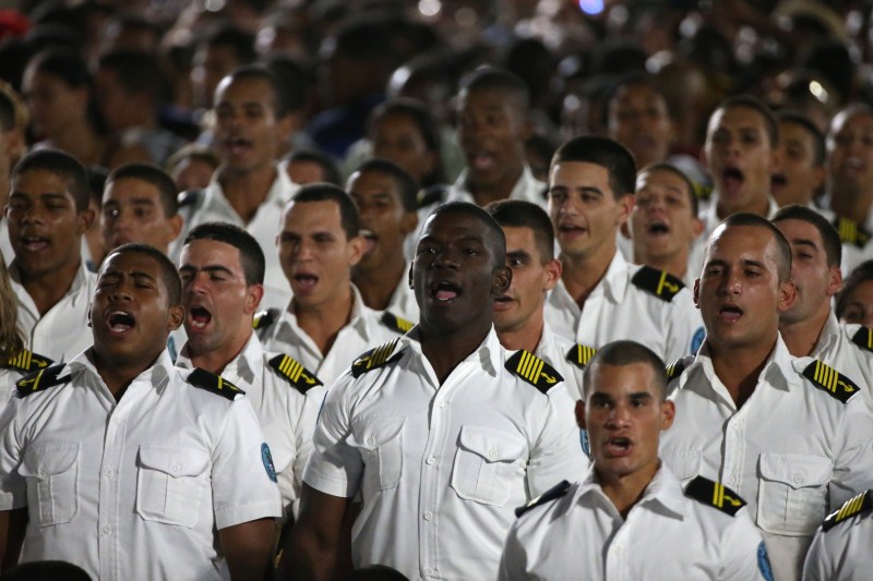 Sailors pay tribute. Havana,tribute to Fidel,Raul Castro,Fidel Castro,tribute to Fidel Castro