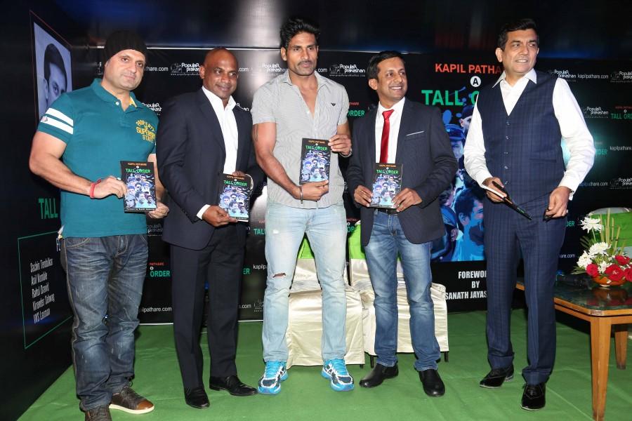 Photos of Former Sri Lankan cricket player Sanath Jayasuriya launches Book On Cricket 'A Tall Order' by Kapil Pathare. Sanath Jayasuriya,Sanath Jayasuriya launches A Tall Order book,A Tall Order,A Tall Order book,Kapil Pathare,Former Sri Lankan cricketer Sanath Jayasuriya,cricket player Sanath Jayasuriya,Sanath Jayasuriya pics,Sanath Jayasuriya images,Sanath Jayasuriya ph